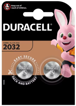 DURACELL® Lithium CR2032 Knopfzelle  2er Blister
